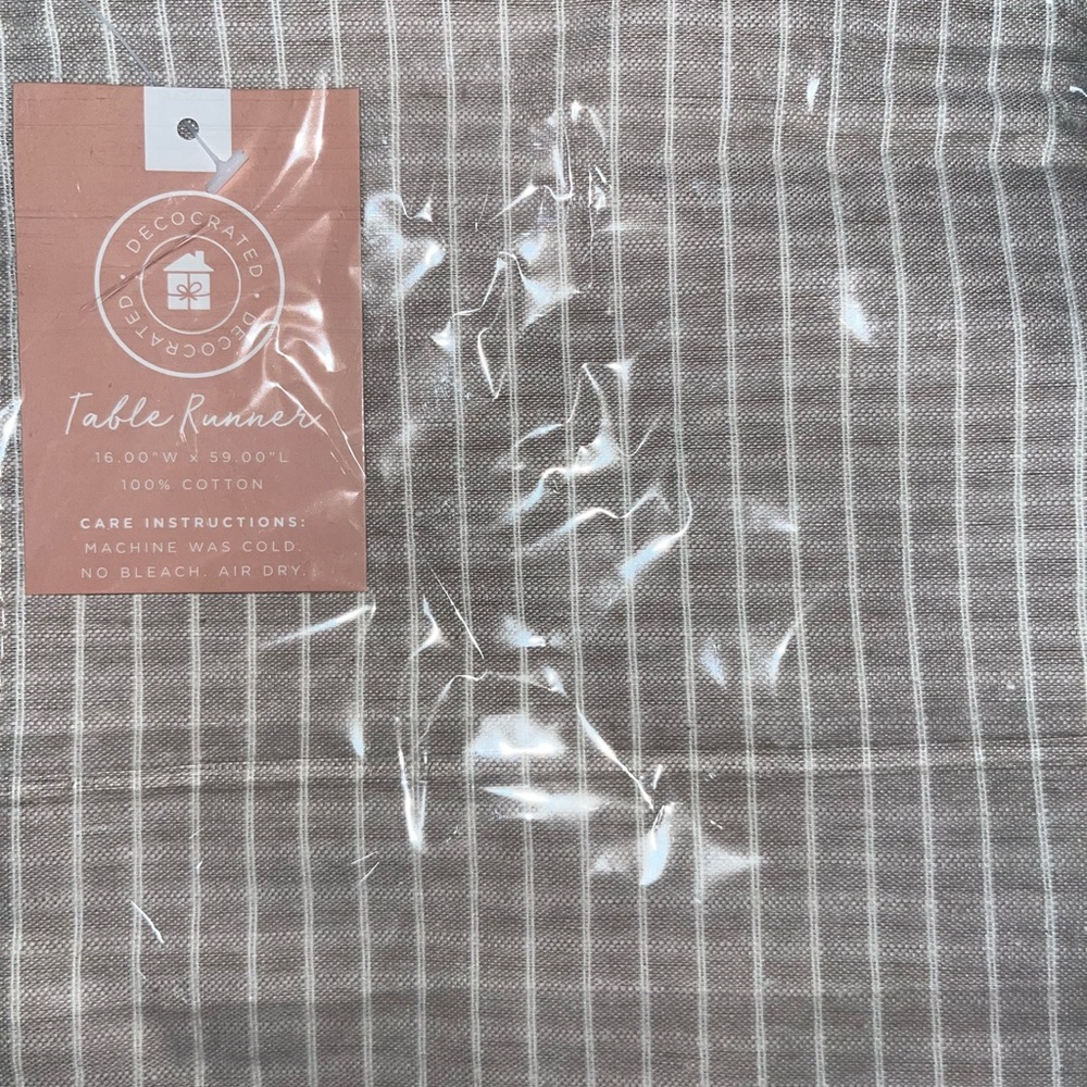 New table runner